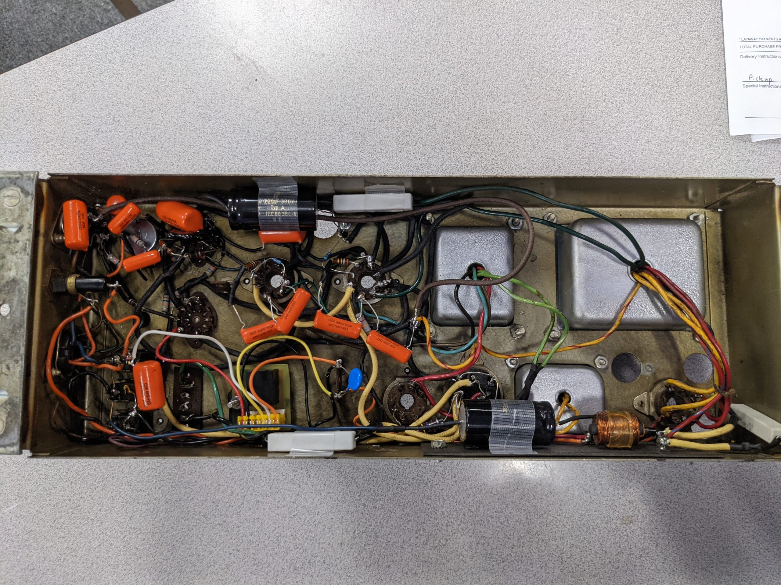 Lambert's Music Solutions | Leslie 22H Amplifier Rebuild | Birmingham, AL Music Repair Shop