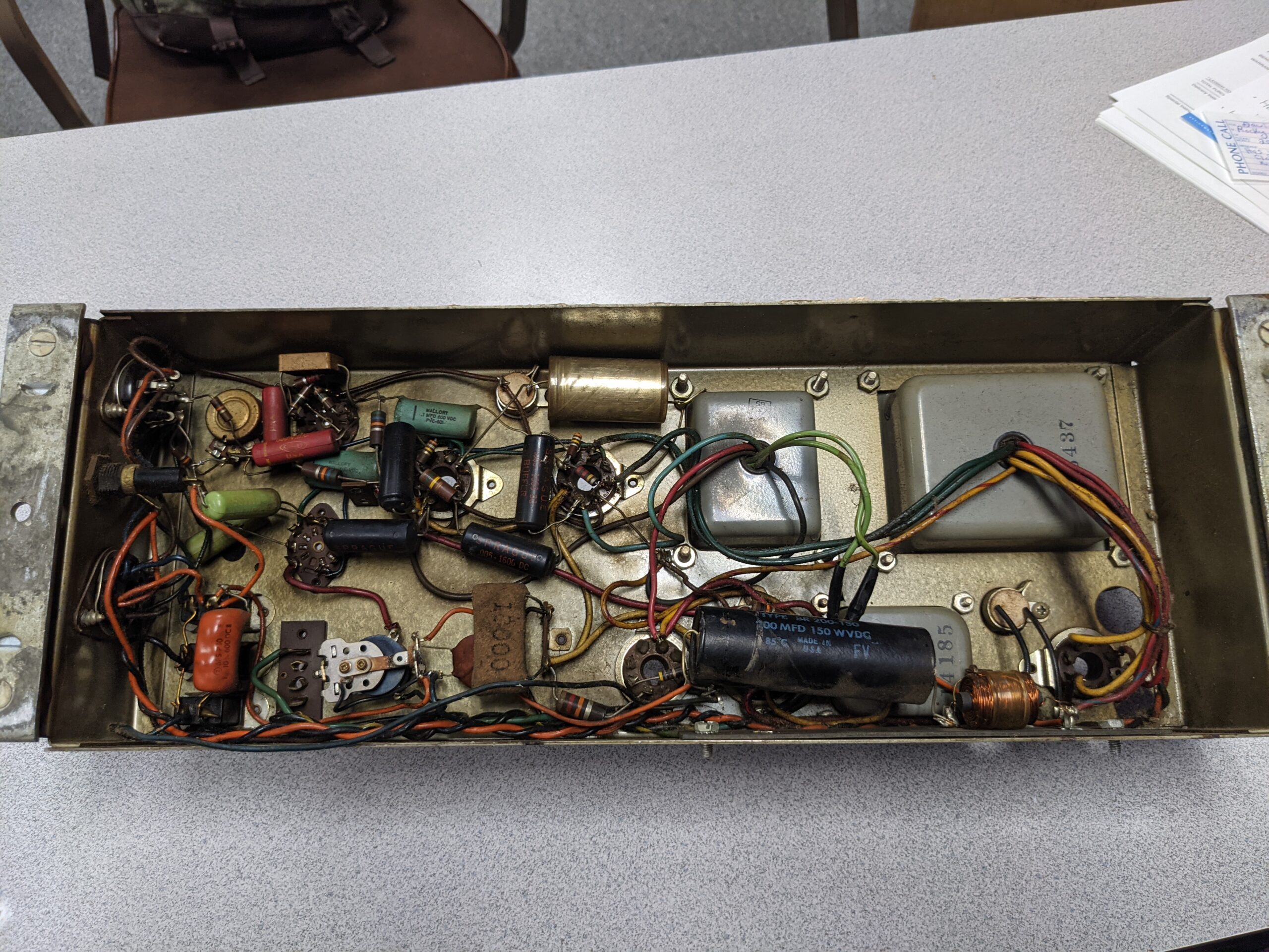 Lambert's Music Solutions | Leslie 22H Amplifier Rebuild | Birmingham, AL Music Repair Shop