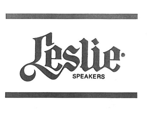 Leslie 122 Switching Scheme